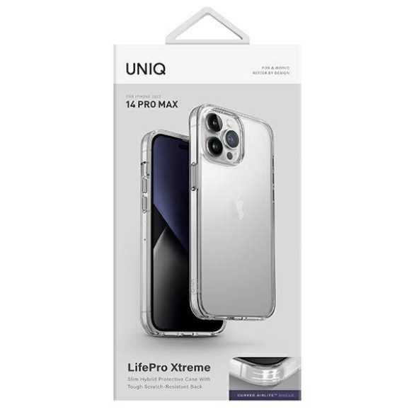 UNIQ Tok LifePro Xtreme iPhone 14 Pro Max 6,7" átlátszó tok