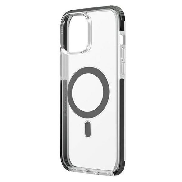 UNIQ etui Combat iPhone 14 / 15 / 13 6,1" Magclick Charging szénszín tok