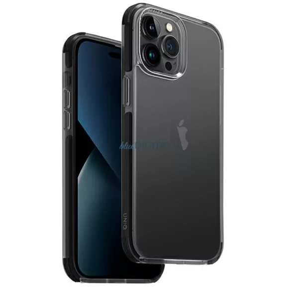 UNIQ Tok Combat iPhone 14 Pro Max 6,7" fekete szénszálas tok