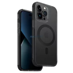   UNIQ Tok Combat iPhone 14 Pro Max 6,7" Magclick Charging fekete tok