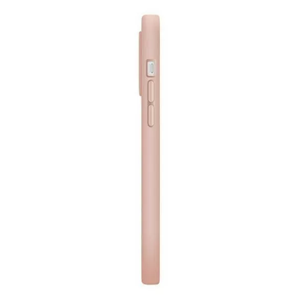 UNIQ etui Lino iPhone 14 6,1" rózsaszínű tok