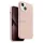 UNIQ etui Lino iPhone 14 Plus 6.7" rózsaszínű tok