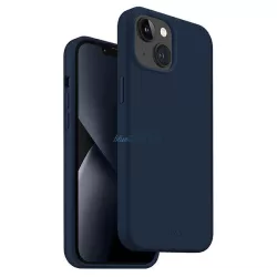 UNIQ etui Lino iPhone 14 Plus 6.7" tengeri kék tok