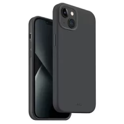   UNIQ etui Lino Hue iPhone 14 Plus 6.7" Magclick Charging szénszürke tok