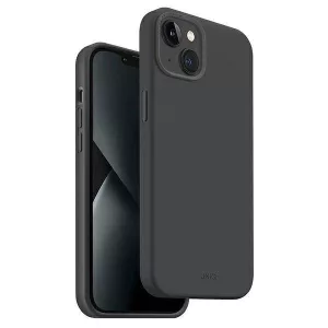 UNIQ etui Lino Hue iPhone 14 Plus 6.7" Magclick Charging szénszürke tok