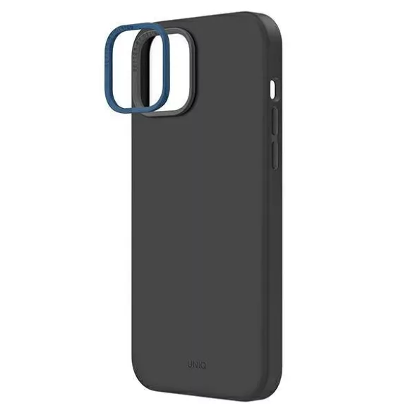 UNIQ etui Lino Hue iPhone 14 Plus 6.7" Magclick Charging szénszürke tok