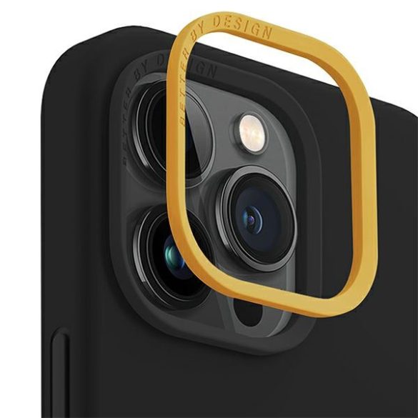 UNIQ etui Lino iPhone 14 Pro 6,1" fekete tok