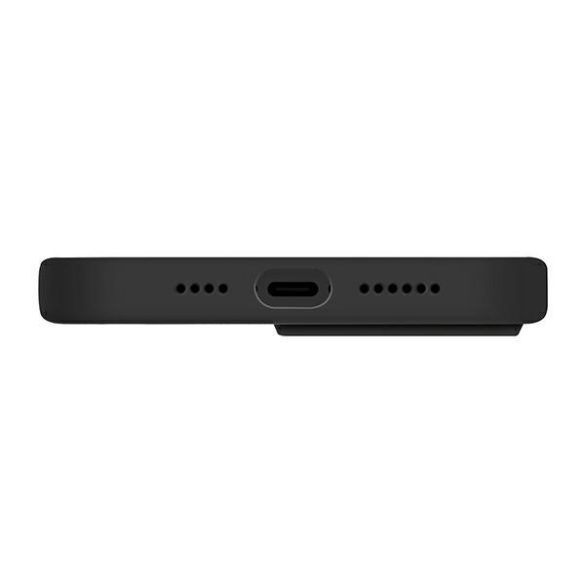 UNIQ etui Lino iPhone 14 Pro 6,1" fekete tok