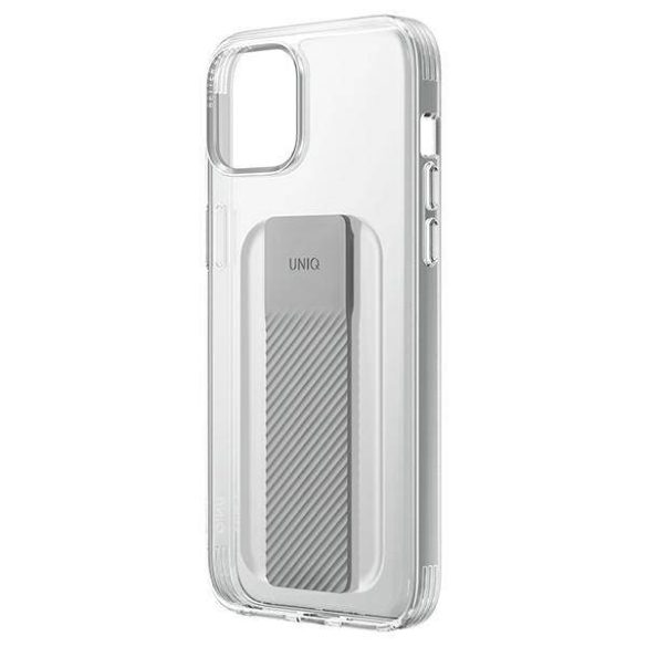 UNIQ etui Heldro Mount iPhone 14 / 15 / 13 6,1" fényes átlátszó tok