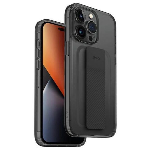 UNIQ Tok Heldro Mount iPhone 14 Pro 6,1" szürke tok