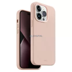   UNIQ etui Lino Hue iPhone 14 Pro Max 6,7" Magclick Charging rózsaszín tok
