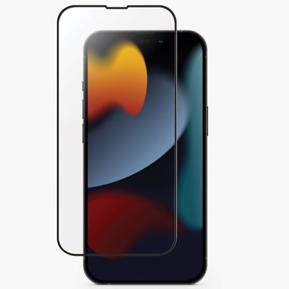 UNIQ Optix Vivid edzett üveg applikátorral iPhone 14 