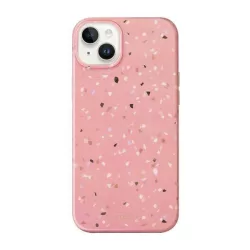UNIQ etui Coehl Terrazzo iPhone 14 6,1" korall tok