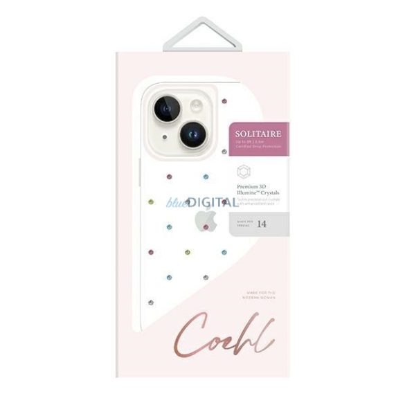 UNIQ Coehl Solitaire tok iPhone 14 - átlátszó