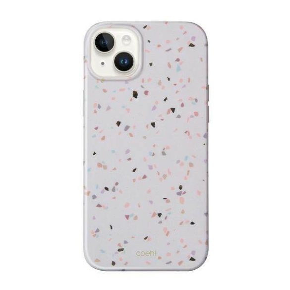 UNIQ etui Coehl Terrazzo iPhone 14 Plus / 15 Plus 6.7" homokkő tok