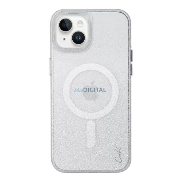 UNIQ etui Coehl Lumino iPhone 14 Plus 6.7" csillogó ezüst tok