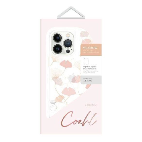 UNIQ Tok Coehl Meadow iPhone 14 Pro 6,1" tavaszi rózsaszín tok
