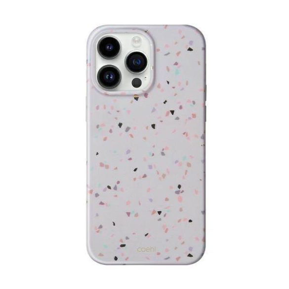 UNIQ Tok Coehl Terrazzo iPhone 14 Pro Max 6,7" homokkő színű tok