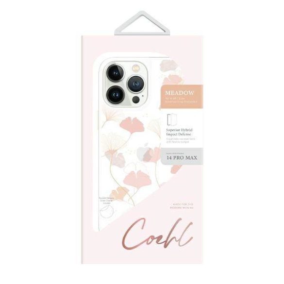 UNIQ Tok Coehl Meadow iPhone 14 Pro Max 6,7" tavaszi rózsaszín tok