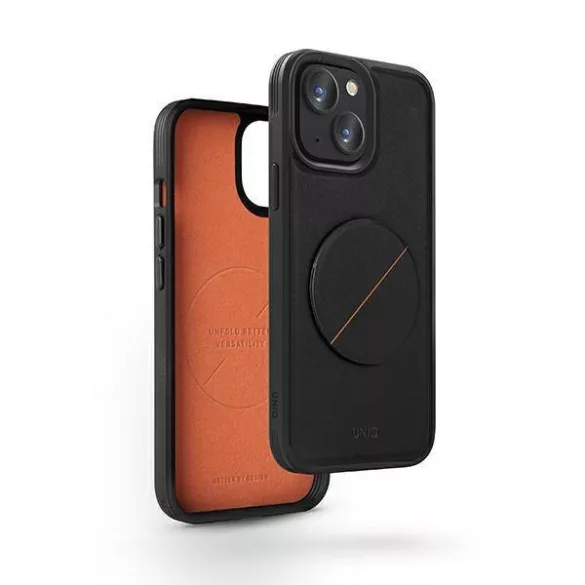 Uniq etui Novo iPhone 14 Plus 6.7" éjfekete színben tok