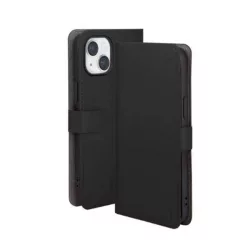 UNIQ etui book Journa iPhone 14 Plus 6.7" éjfekete tok