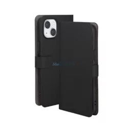 UNIQ etui book Journa iPhone 14 Plus 6.7" éjfekete tok