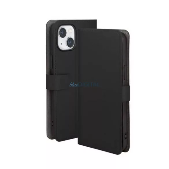 UNIQ etui book Journa iPhone 14 Plus 6.7" éjfekete tok