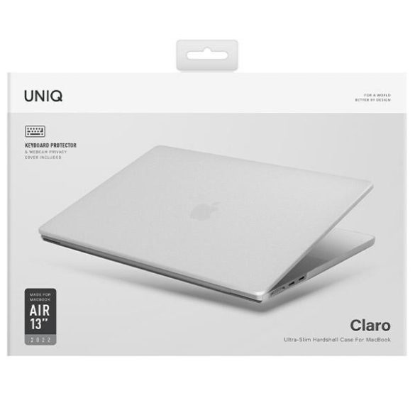 UNIQ etui Claro Claro MacBook Air 13 (2022)  átlátszó