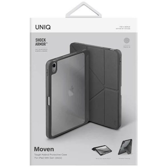 UNIQ etui Moven iPad 10 gen. (2022) szürke