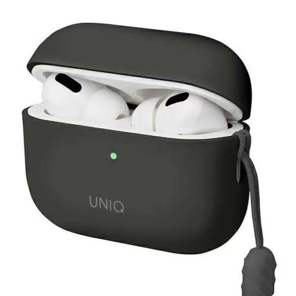 UNIQ Lino tok AirPods Pro 2 gen szilikon hamuszürke