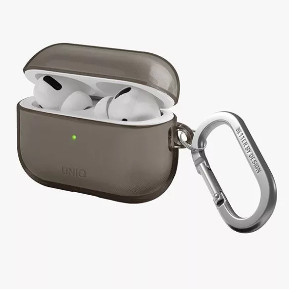 UNIQ Glase tok AirPods Pro 2 gen fényes füst