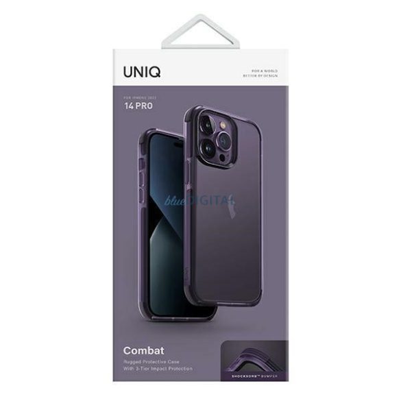 UNIQ Combat Case tok iPhone 14 Pro - lila