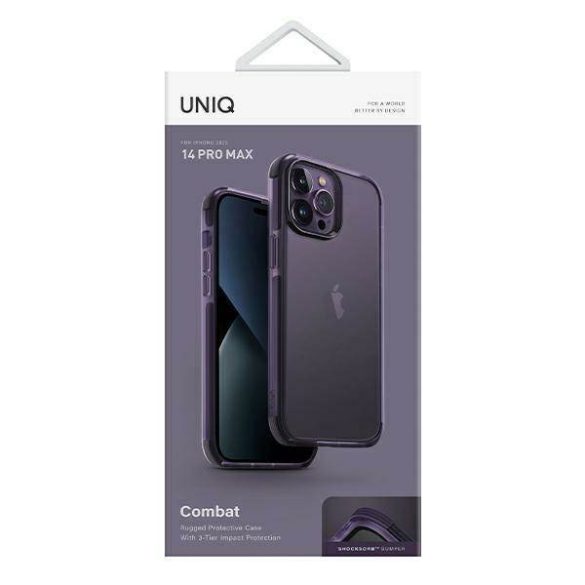 UNIQ Tok Combat iPhone 14 Pro Max 6,7" lila tok