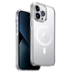   UNIQ Tok Combat iPhone 14 Pro Max 6,7" Magclick Charging átlátszó tok