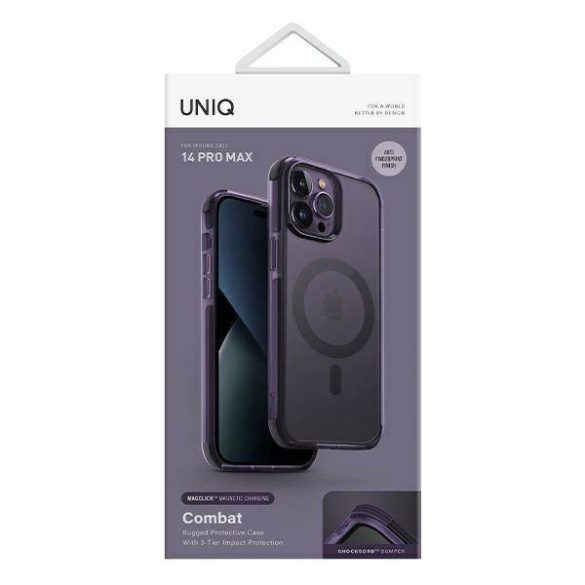 UNIQ Tok Combat iPhone 14 Pro Max 6,7" Magclick Charging lila tok