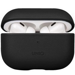   UNIQ etui Terra AirPods Pro 2 gen. Valódi bőr (2022/2023) fekete tok