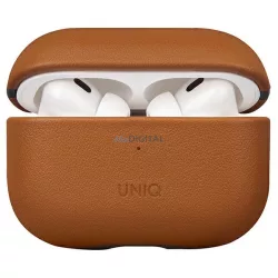   UNIQ etui Terra AirPods Pro 2 gen. Valódi bőr (2022/2023) barna tok