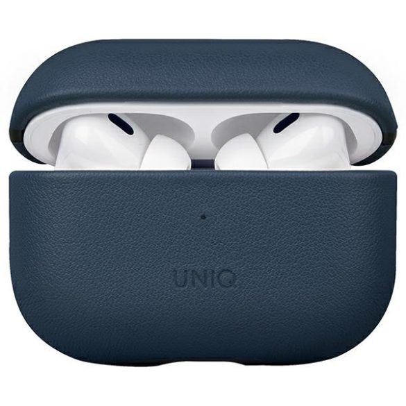 UNIQ etui Terra AirPods Pro 2 gen. Valódi bőr (2022/2023) kék tok