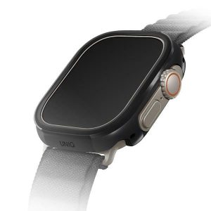 UNIQ Valencia tok Apple Watch Ultra/ Ultra 2 49mm - éjfekete éjfekete