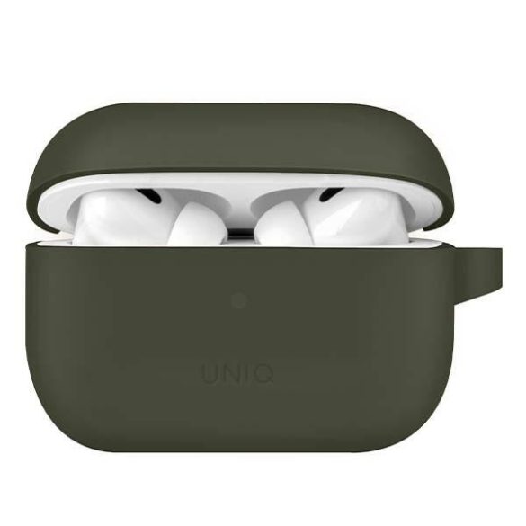 UNIQ etui Vencer AirPods Pro 2 gen. Szilikon (2022/2023) mohazöld tok