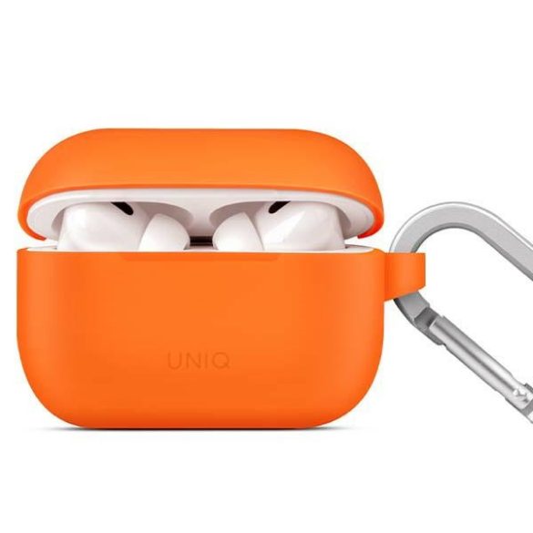 UNIQ etui Vencer AirPods Pro 2 gen. Szilikon (2022/2023) égetett narancssárga tok