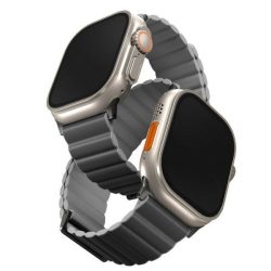   UNIQ Revix Premium szíj Apple Watch Series 1-8/SE/SE2/SE3/Ultra1/2/3 42/44/45/49 Edition szürke