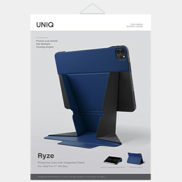 UNIQ etui Ryze iPad Pro 11 (2021-2022) / Air 10.9" (2020-2022) kék