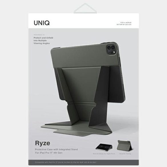 UNIQ etui Ryze iPad Pro 11 (2021-2022) / Air 10.9" (2020-2022) zöld