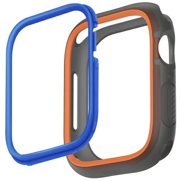 UNIQ Moduo tok Apple Watch Series 4/5/6/7/8/9/SE/SE2 44/45mm - narancs-kék