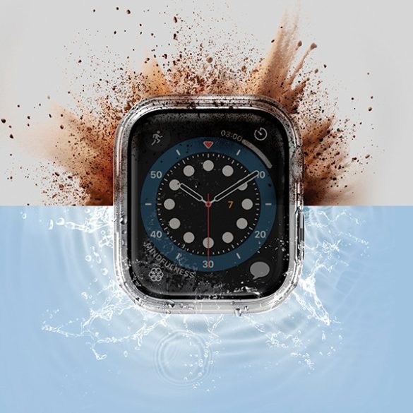 UNIQ Nautic tok Apple Watch Series 7/8/ 9 41mm - átlátszó