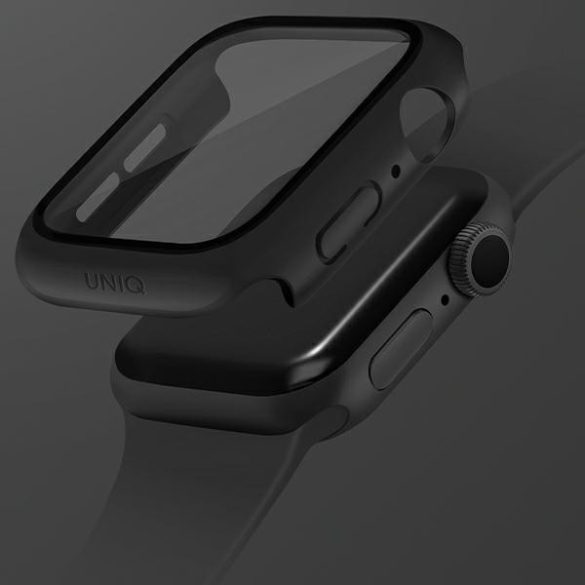 UNIQ Nautic tok Apple Watch Series 7/8/ 9 45mm - fekete
