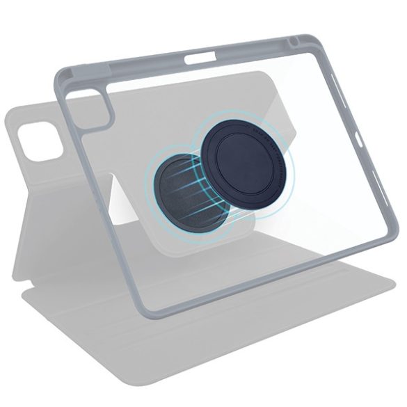 UNIQ etui Rovus iPad Pro 11 (2021-2022) / Air 10.9" (2020-2022) szürke mágneses tok