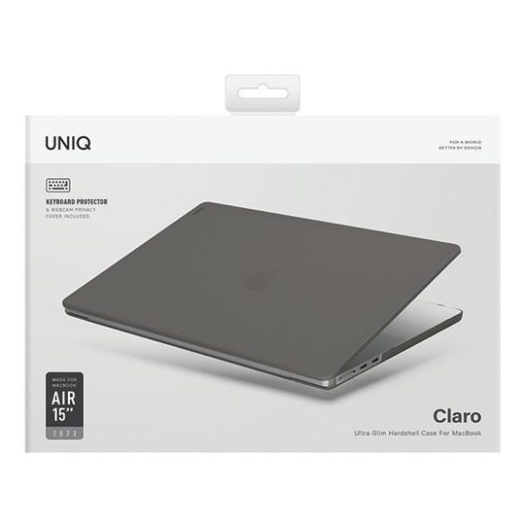 UNIQ etui Claro Claro MacBook Air 15" (2023) szürke