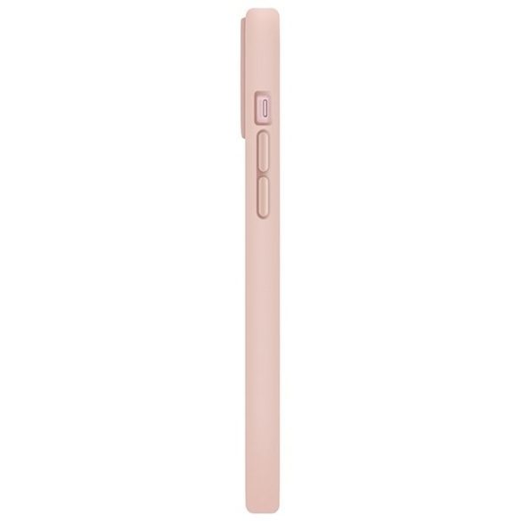 UNIQ etui Lino Hue iPhone 15 / 14 / 13 6.1" Magclick Charging rózsaszínű tok
